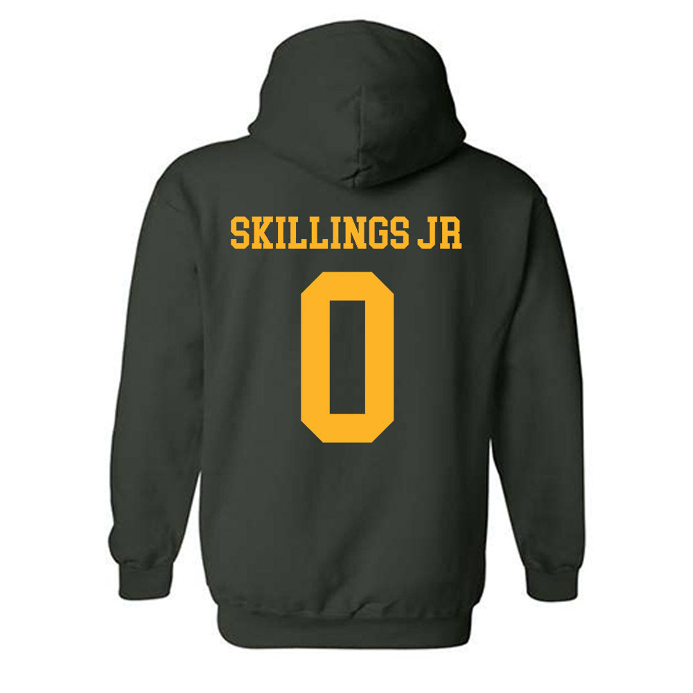 Baylor - NCAA Men's Basketball : Daniel Skillings Jr - Sports Shersey Hooded Sweatshirt-1