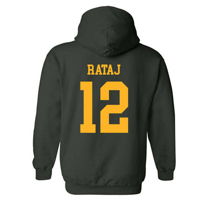 Baylor - NCAA Men's Basketball : Michael Rataj - Sports Shersey Hooded Sweatshirt-1