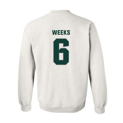 Michigan State - NCAA Baseball : Davis Weeks - Crewneck Sweatshirt-1