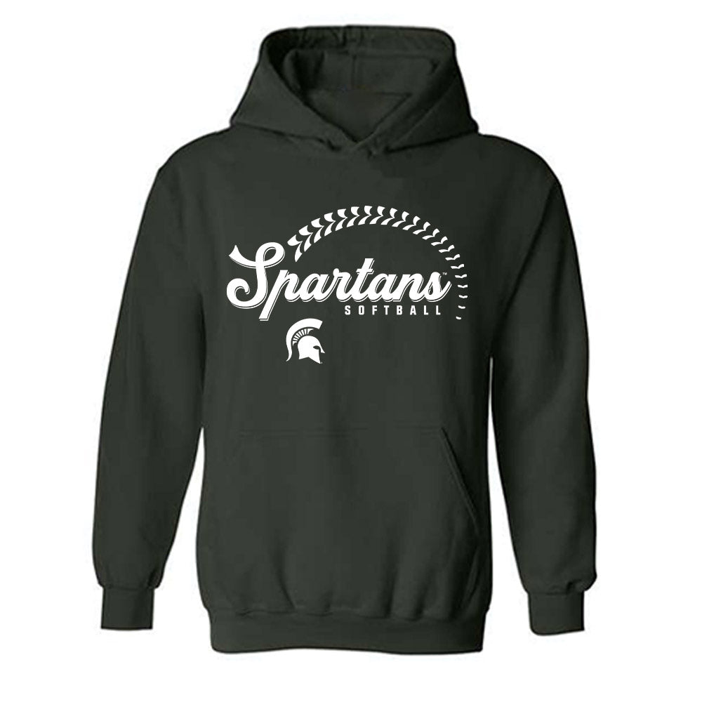 Michigan State - NCAA Softball : Kamryn Brannon - Hooded Sweatshirt-0