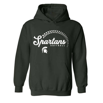Michigan State - NCAA Softball : Kamryn Brannon - Hooded Sweatshirt-0