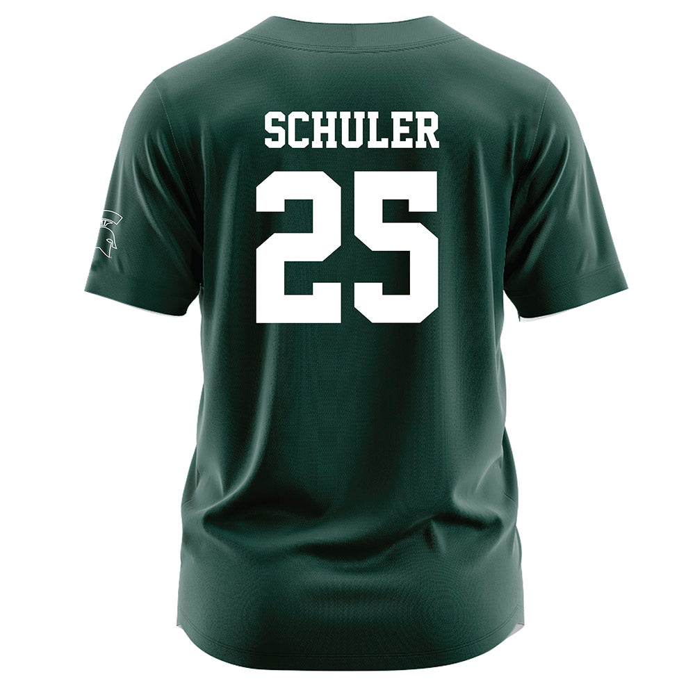 Michigan State - NCAA Softball : Jacey Schuler - Green Jersey-1