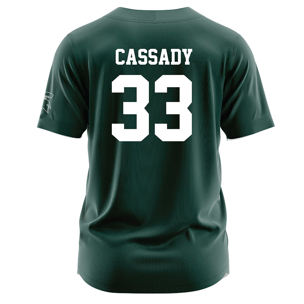 Michigan State - NCAA Softball : Carsyn Cassady - Green Jersey-1