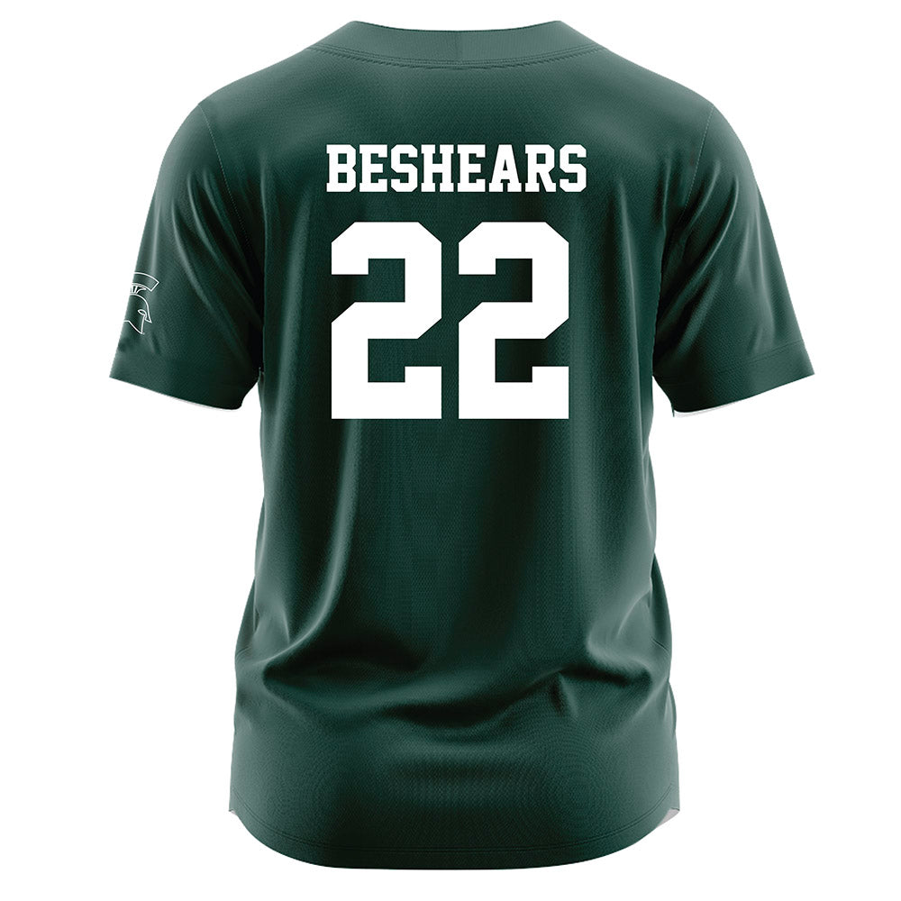 Michigan State - NCAA Softball : Britain Beshears - Green Jersey