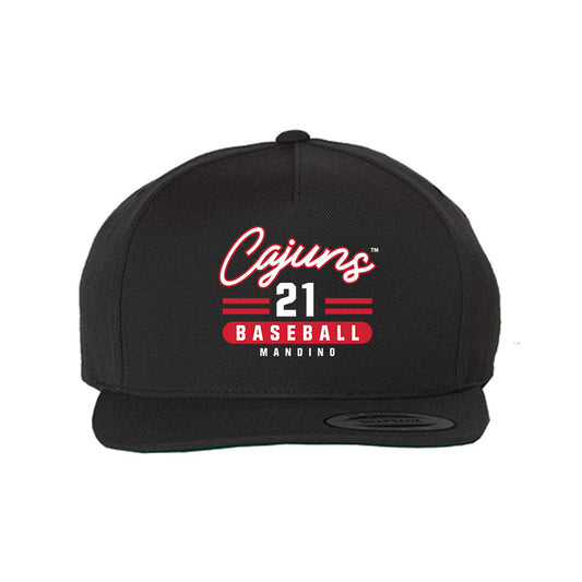 Louisiana - NCAA Baseball : Maddox Mandino - Snapback Hat-0