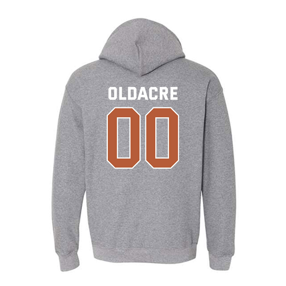 Texas - NCAA Women's Basketball : Kyla Oldacre - Sports Shersey Hooded Sweatshirt-1