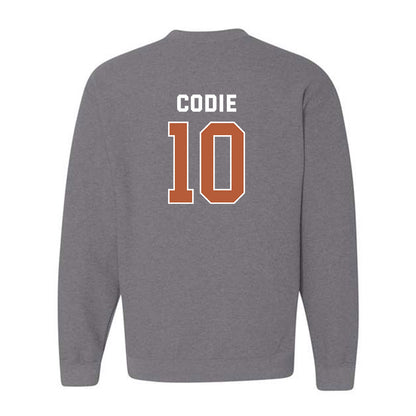 Texas - NCAA Men's Basketball : nicolas codie - Sports Shersey Crewneck Sweatshirt-1