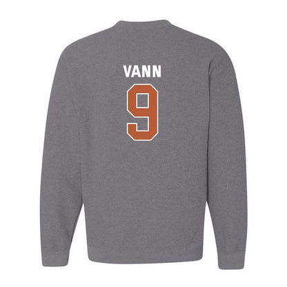 Texas - NCAA Women's Basketball : Zya Vann - Sports Shersey Crewneck Sweatshirt-1
