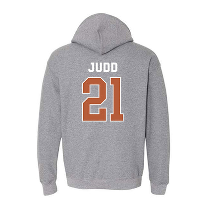 Texas - NCAA Women's Basketball : Ashton Judd - Sports Shersey Hooded Sweatshirt-1