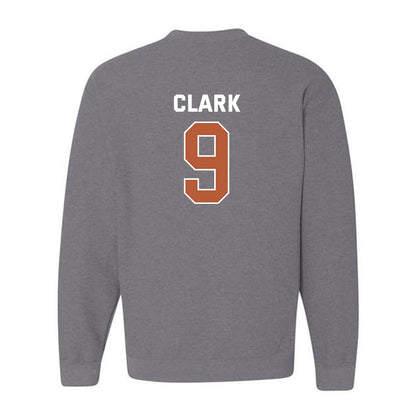 Texas - NCAA Men's Basketball : John Clark - Sports Shersey Crewneck Sweatshirt-1