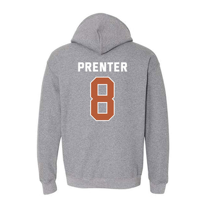 Texas - NCAA Women's Basketball : Grace Prenter - Sports Shersey Hooded Sweatshirt-1