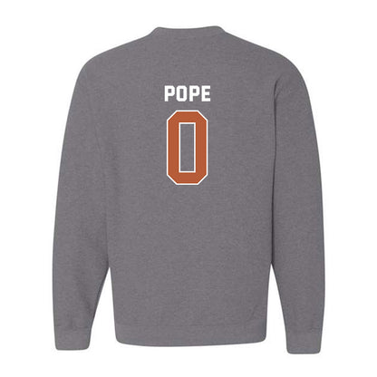 Texas - NCAA Men's Basketball : Jordan Pope - Sports Shersey Crewneck Sweatshirt-1