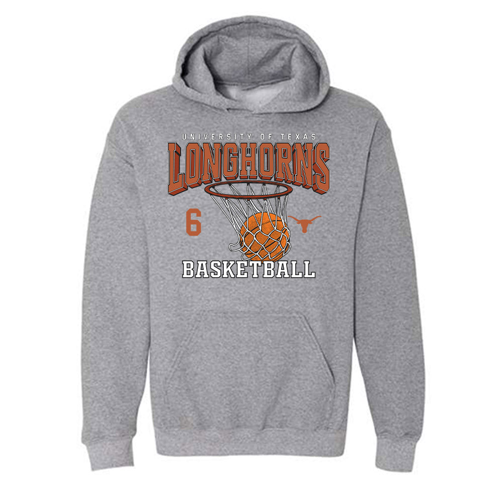 Texas - NCAA Women's Basketball : Sarah Graves - Sports Shersey Hooded Sweatshirt-0