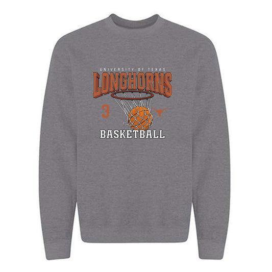 Texas - NCAA Men's Basketball : Joe Sterling - Sports Shersey Crewneck Sweatshirt-0