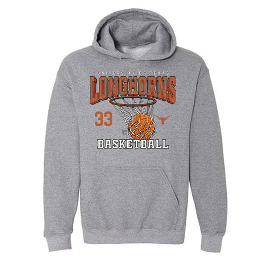 Texas - NCAA Men's Basketball : Anthon McDermott - Sports Shersey Hooded Sweatshirt-0