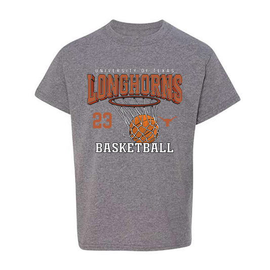 Texas - NCAA Women's Basketball : Aaliyah Crump - Sports Shersey Youth T-Shirt-0