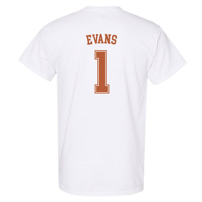 Texas - NCAA Men's Basketball : Amari Evans - Sports Shersey T-Shirt-1