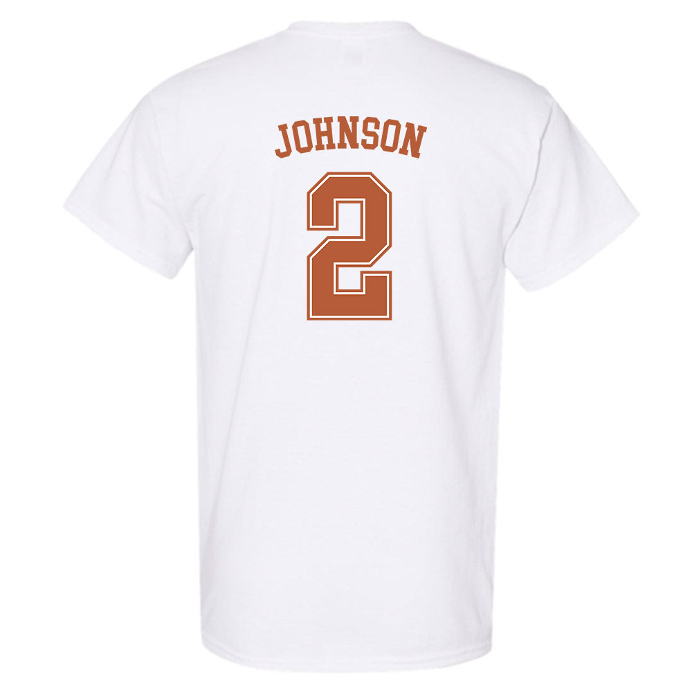 Texas - NCAA Men's Basketball : Isaiah Johnson - Sports Shersey T-Shirt-1
