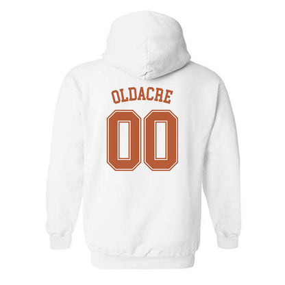 Texas - NCAA Women's Basketball : Kyla Oldacre - Sports Shersey Hooded Sweatshirt-1