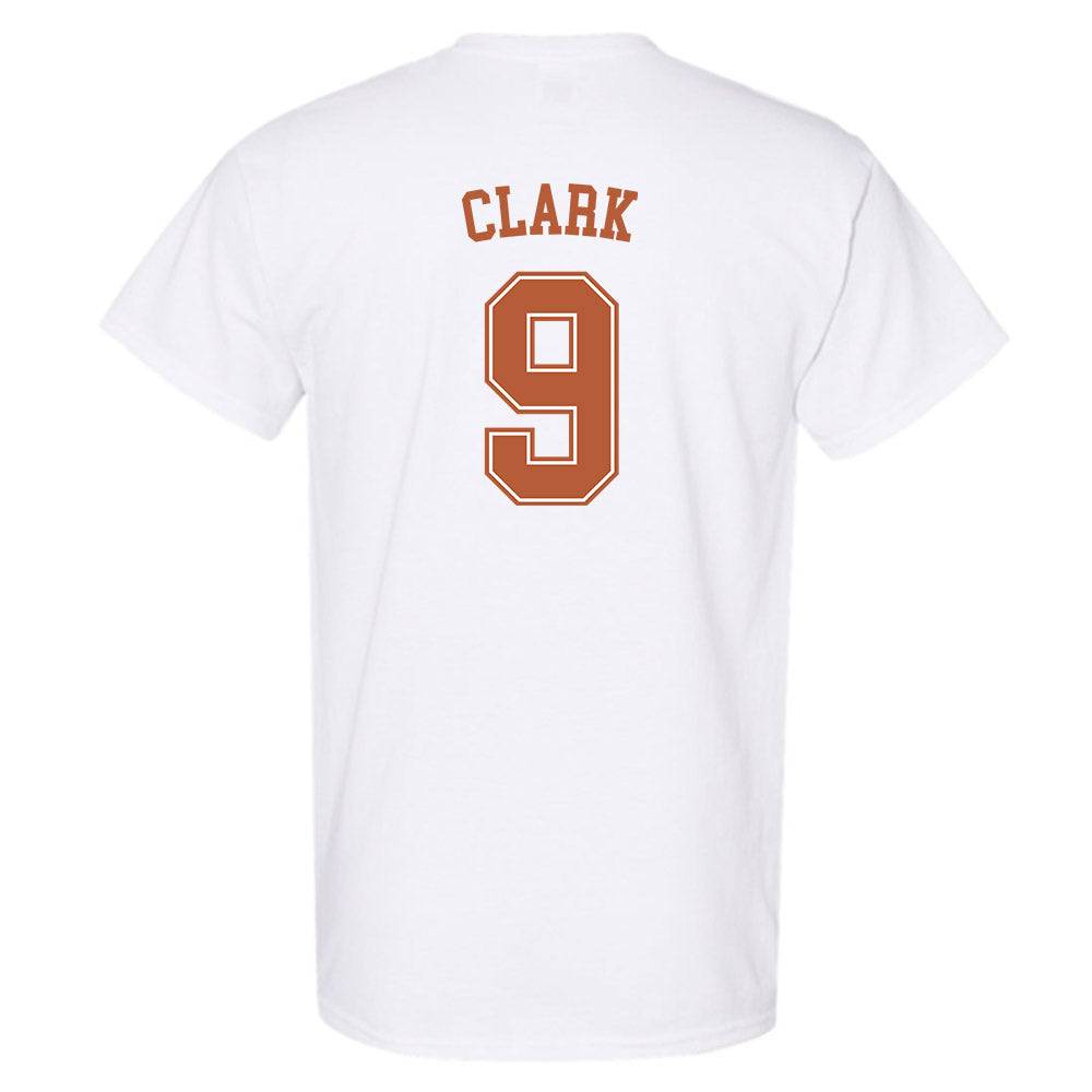 Texas - NCAA Men's Basketball : John Clark - Sports Shersey T-Shirt-1
