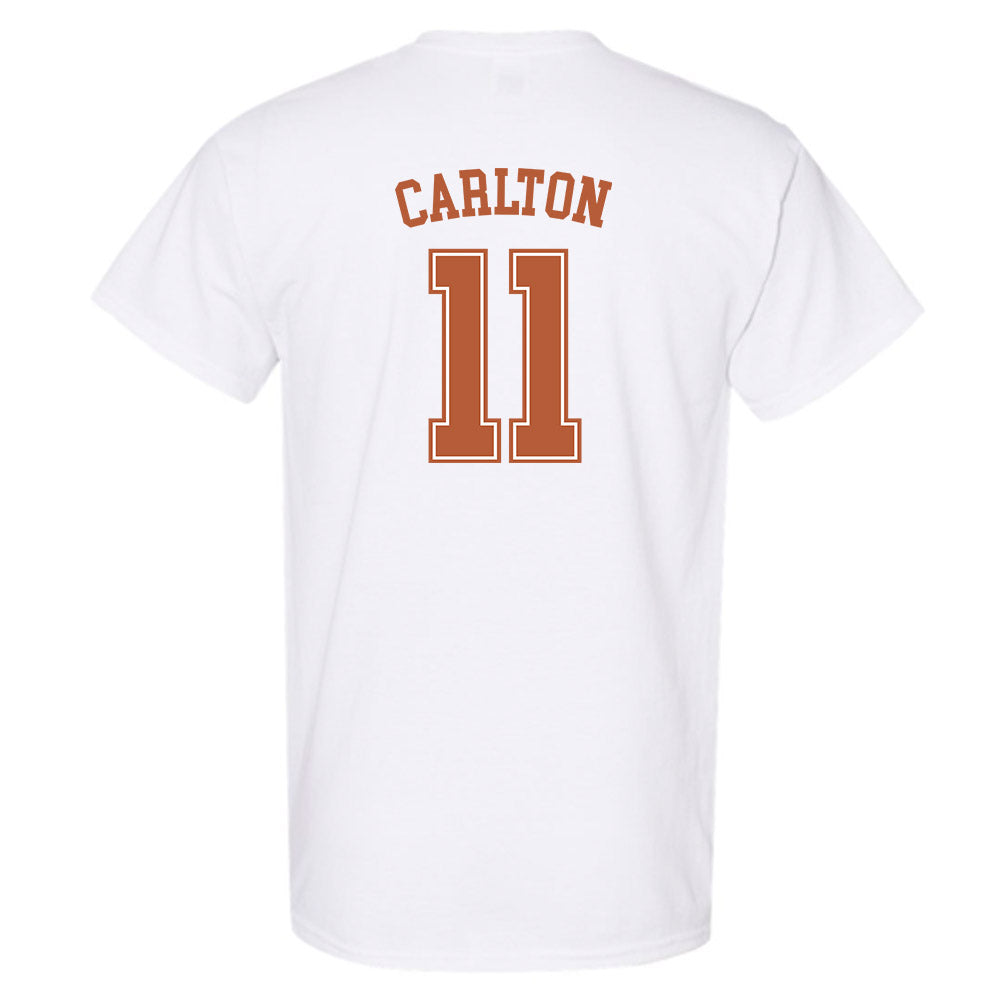 Texas - NCAA Women's Basketball : Justice Carlton - Sports Shersey T-Shirt-1