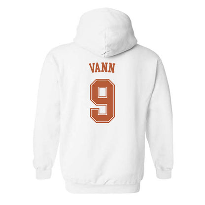 Texas - NCAA Women's Basketball : Zya Vann - Sports Shersey Hooded Sweatshirt-1