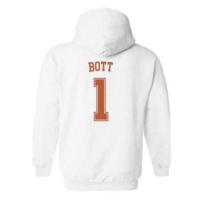 Texas - NCAA Men's Basketball : Cole Bott - Sports Shersey Hooded Sweatshirt-1