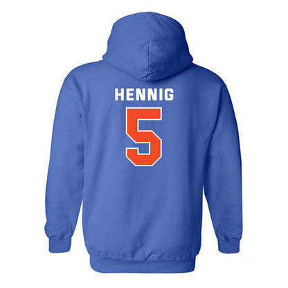Boise State - NCAA Men's Basketball : Brady Hennig - Sport Shersey Hooded Sweatshirt-1
