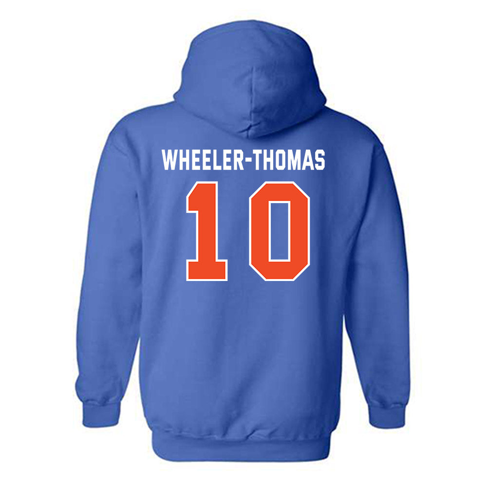 Boise State - NCAA Men's Basketball : Damari Wheeler-Thomas Wheeler-Thomas - Sport Shersey Hooded Sweatshirt-1