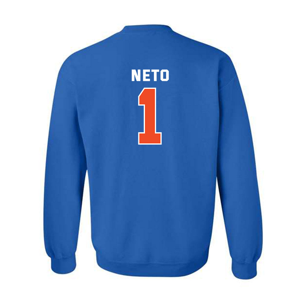 Boise State - NCAA Men's Basketball : Aginaldo Neto - Sport Shersey Crewneck Sweatshirt-1