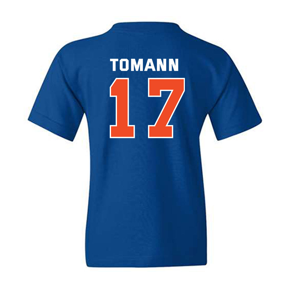 Boise State - NCAA Men's Basketball : Kaur Tomann - Sport Shersey Youth T-Shirt-1