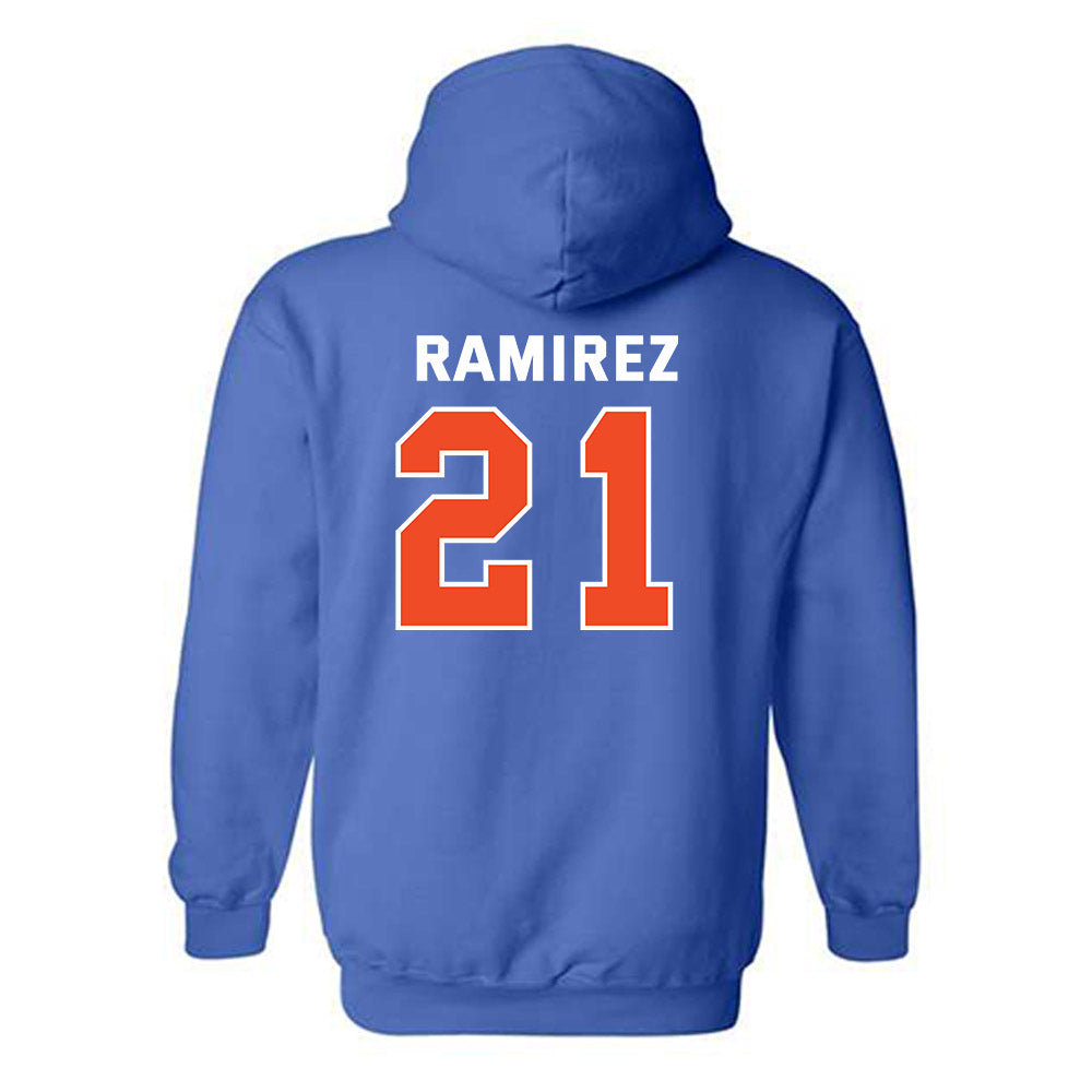 Boise State - NCAA Men's Basketball : Brennan Ramirez - Sport Shersey Hooded Sweatshirt-1