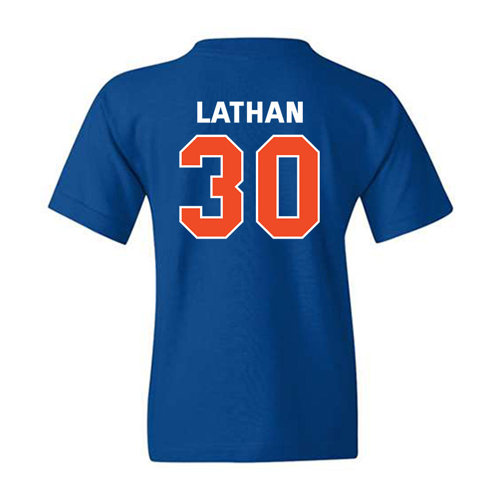 Boise State - NCAA Men's Basketball : Ethan Lathan - Sport Shersey Youth T-Shirt-1