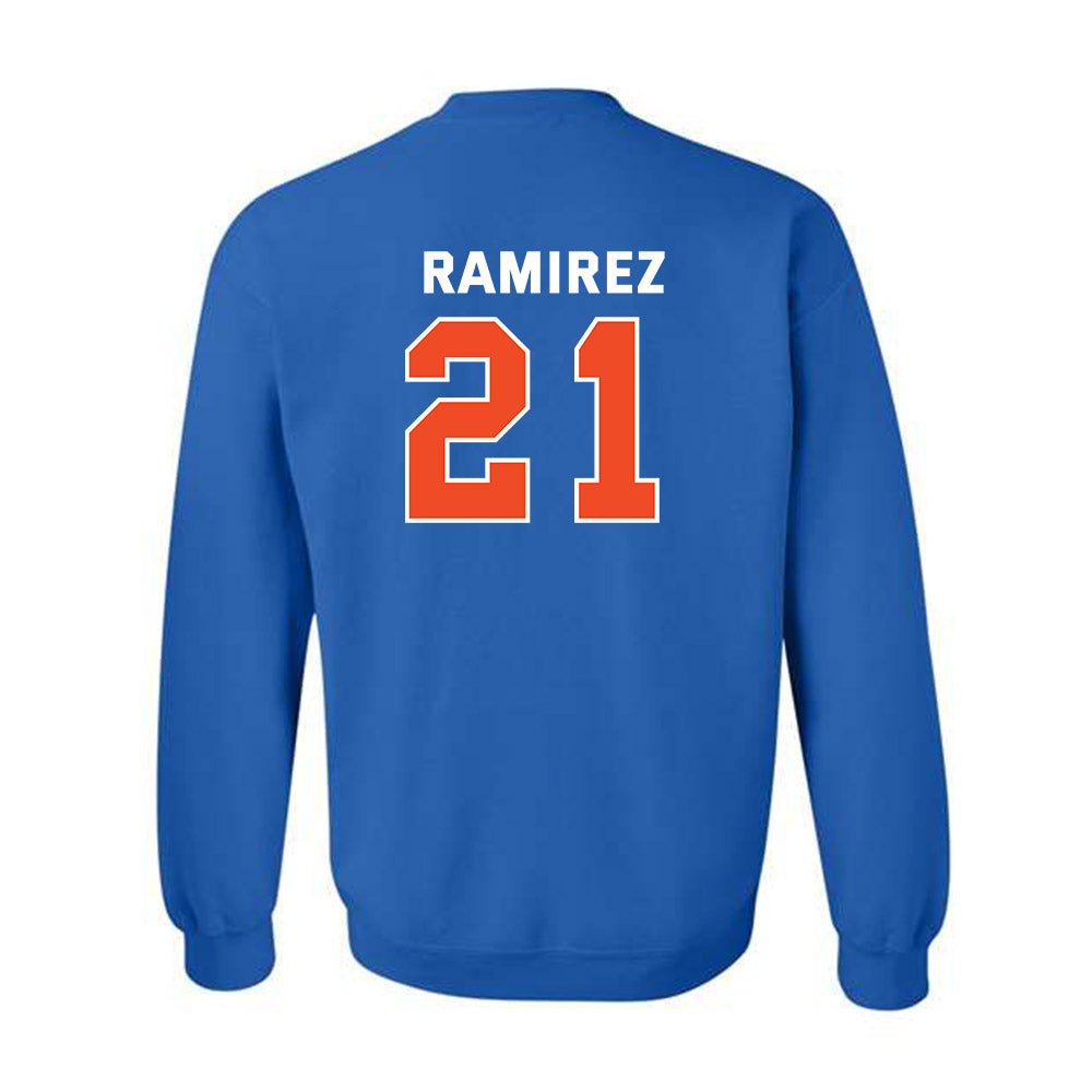 Boise State - NCAA Men's Basketball : Brennan Ramirez - Sport Shersey Crewneck Sweatshirt-1