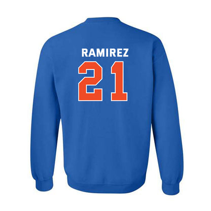 Boise State - NCAA Men's Basketball : Brennan Ramirez - Sport Shersey Crewneck Sweatshirt-1