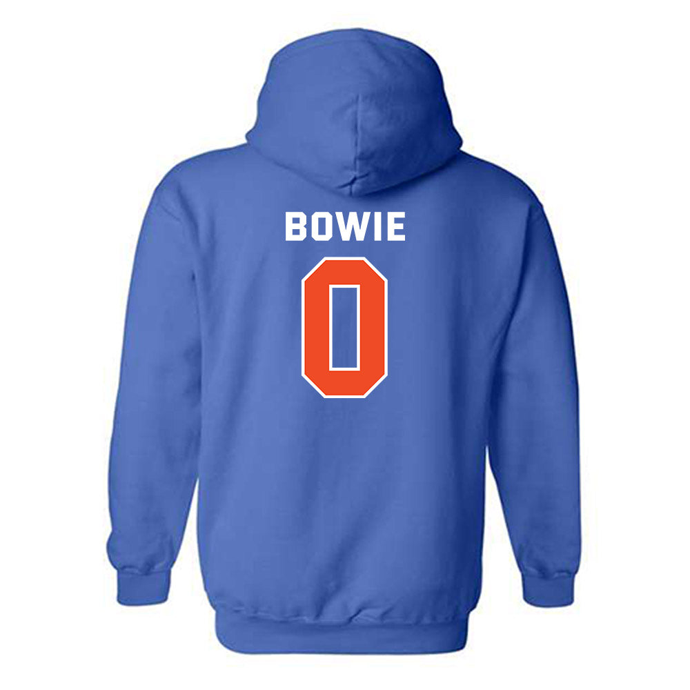 Boise State - NCAA Men's Basketball : Julian Bowie - Sport Shersey Hooded Sweatshirt-1