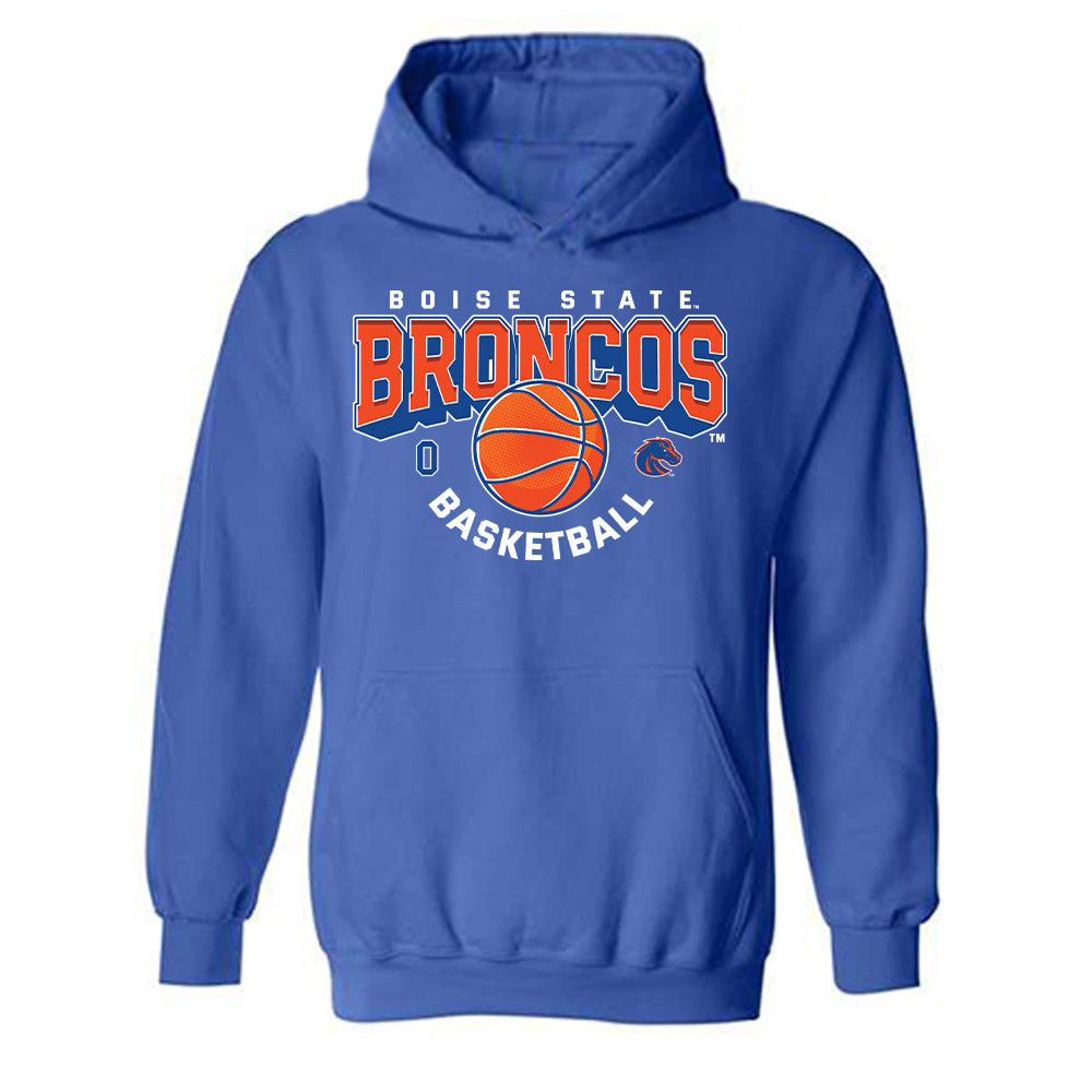 Boise State - NCAA Men's Basketball : Julian Bowie - Sport Shersey Hooded Sweatshirt-0