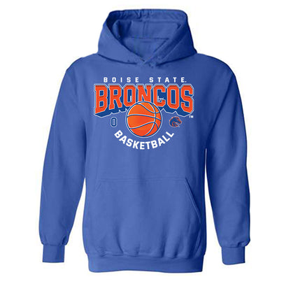 Boise State - NCAA Men's Basketball : Julian Bowie - Sport Shersey Hooded Sweatshirt-0