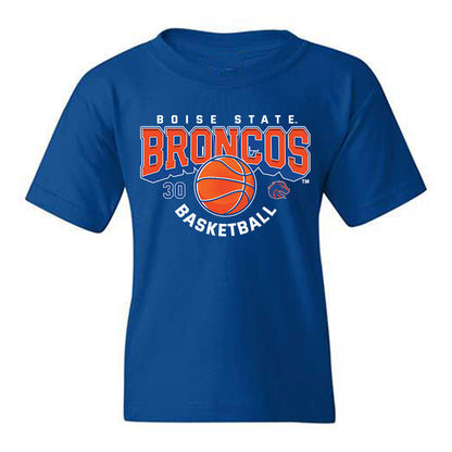 Boise State - NCAA Men's Basketball : Ethan Lathan - Sport Shersey Youth T-Shirt-0