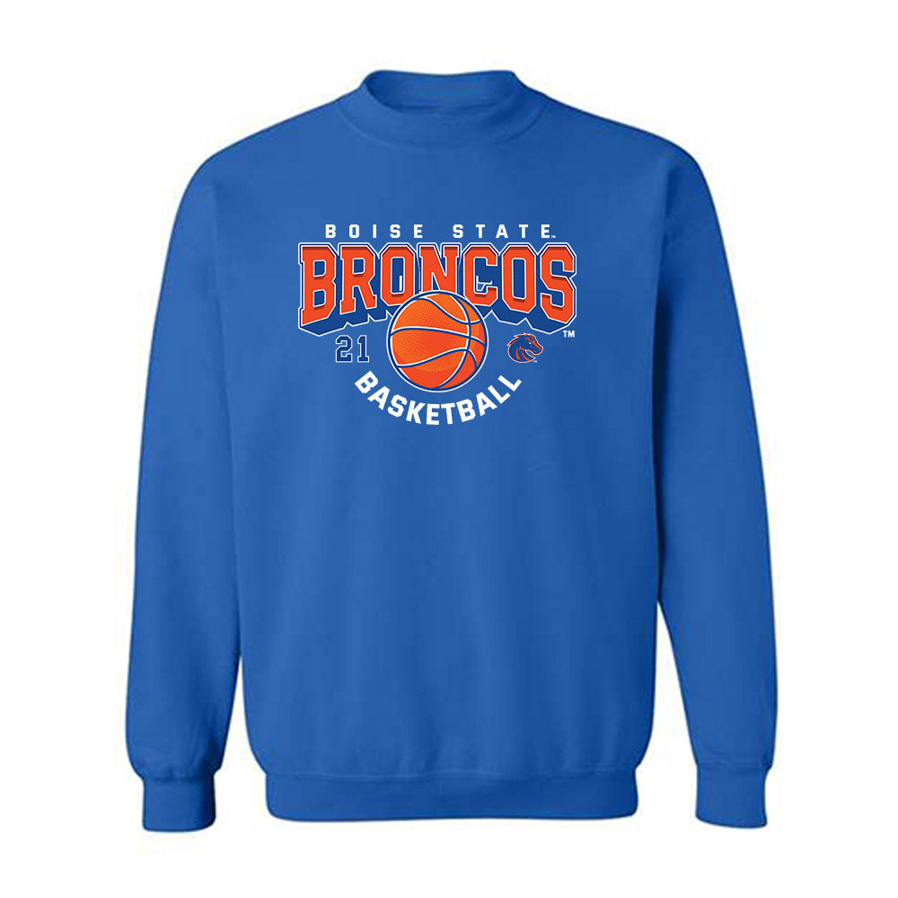 Boise State - NCAA Men's Basketball : Brennan Ramirez - Sport Shersey Crewneck Sweatshirt-0