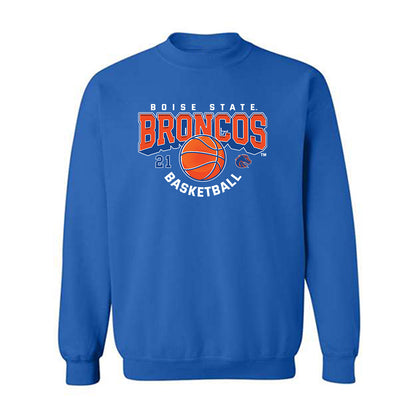 Boise State - NCAA Men's Basketball : Brennan Ramirez - Sport Shersey Crewneck Sweatshirt-0