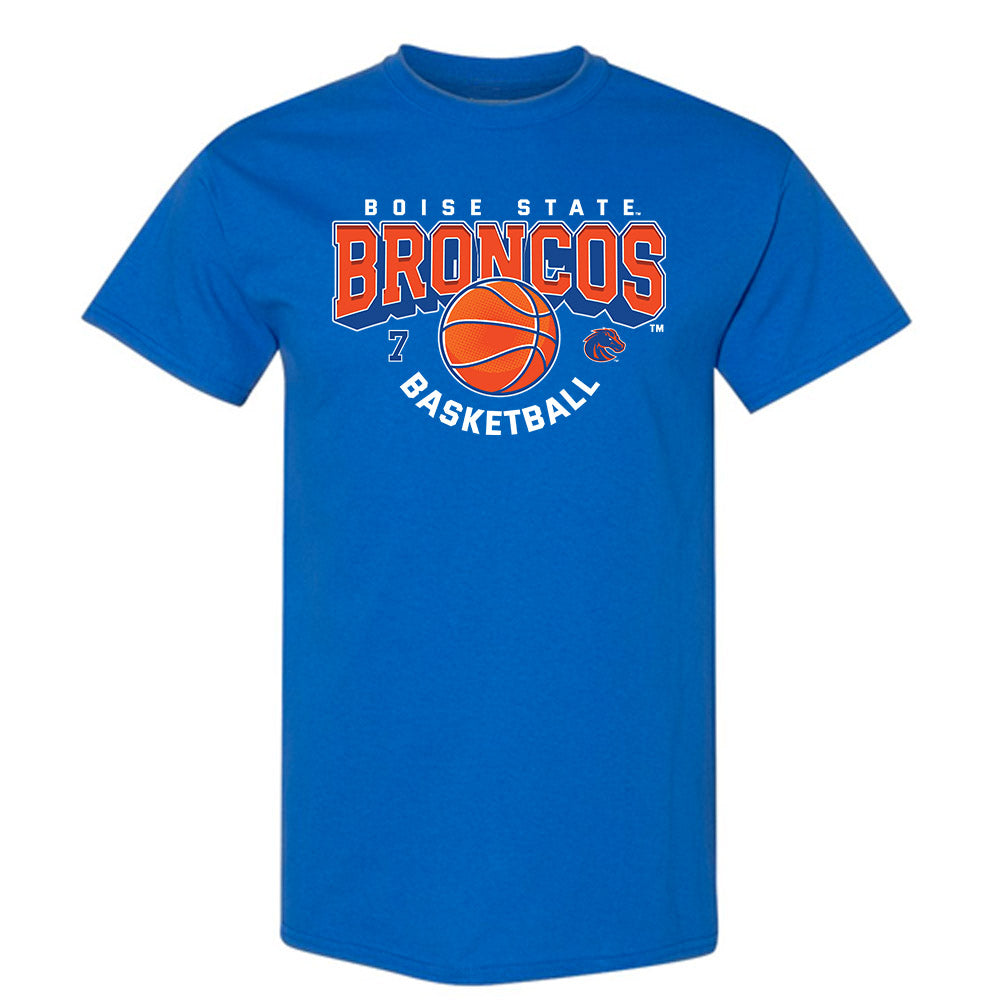 Boise State - NCAA Men's Basketball : Jerquarius Stanback - Sport Shersey T-Shirt-0