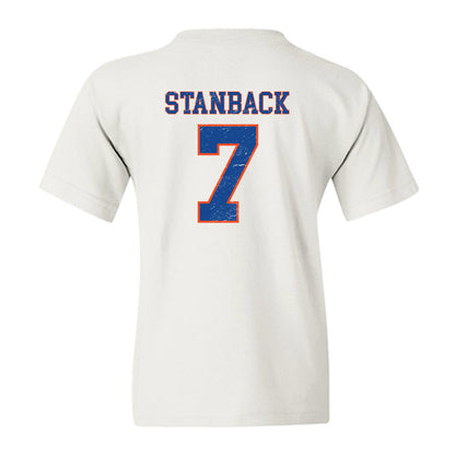 Boise State - NCAA Men's Basketball : Jerquarius Stanback - Sport Shersey Youth T-Shirt-1
