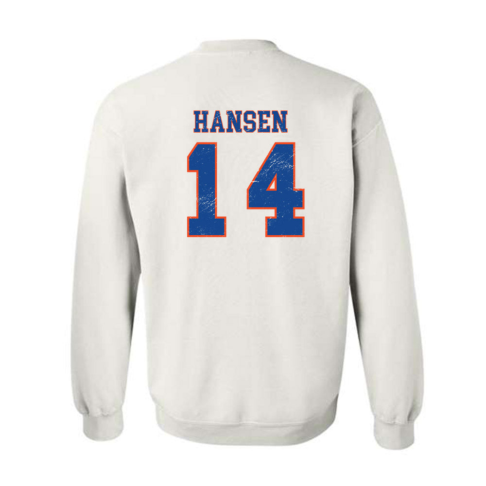Boise State - NCAA Women's Basketball : Mya Hansen - Sport Shersey Crewneck Sweatshirt-1