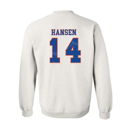 Boise State - NCAA Women's Basketball : Mya Hansen - Sport Shersey Crewneck Sweatshirt-1