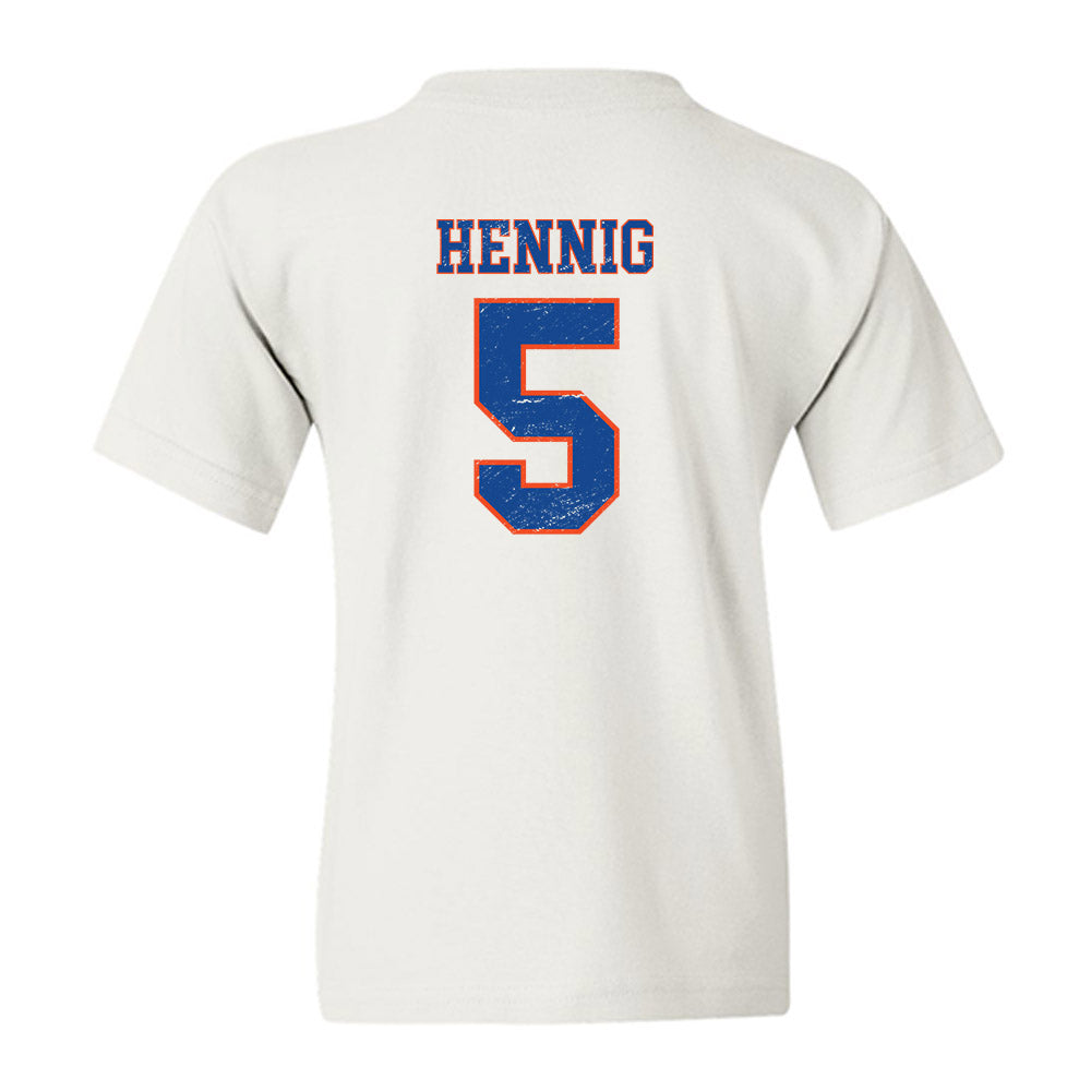 Boise State - NCAA Men's Basketball : Brady Hennig - Sport Shersey Youth T-Shirt-1