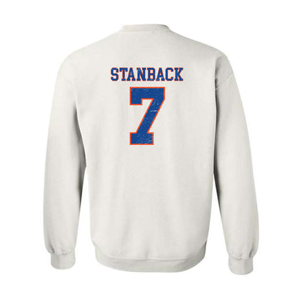Boise State - NCAA Men's Basketball : Jerquarius Stanback - Sport Shersey Crewneck Sweatshirt-1