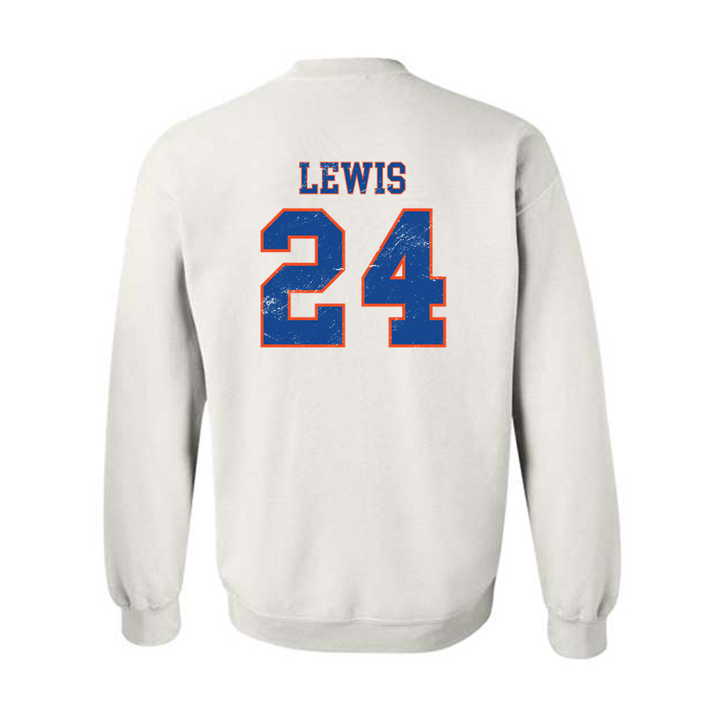 Boise State - NCAA Women's Basketball : Jayda Lewis - Sport Shersey Crewneck Sweatshirt-1