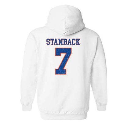 Boise State - NCAA Men's Basketball : Jerquarius Stanback - Sport Shersey Hooded Sweatshirt-1