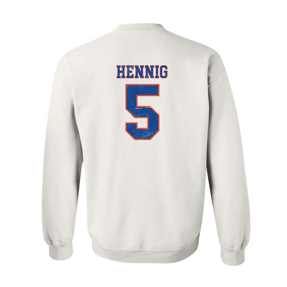 Boise State - NCAA Men's Basketball : Brady Hennig - Sport Shersey Crewneck Sweatshirt-1